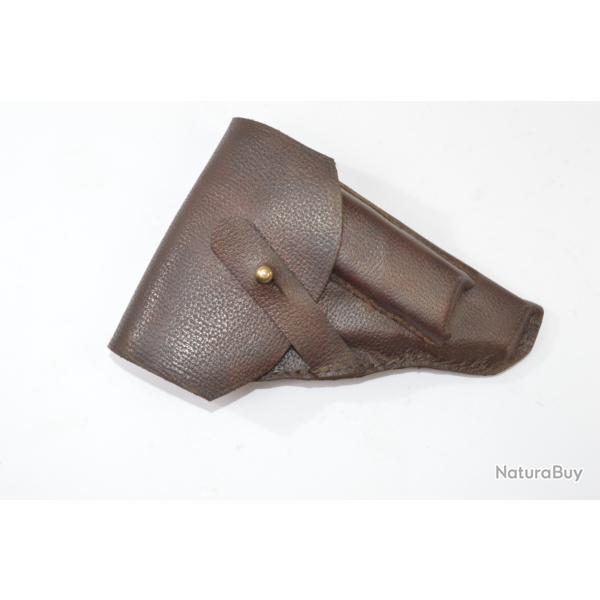 Copie �tui / holster cuir pour pistolet Dreyse 1907 en calibre 7,65 browning.