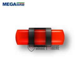 Guidon Ajoure Fluorescent Rouge MEGALINE M2.6 D4 L12.5