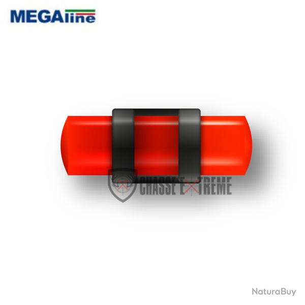Guidon Ajoure Fluorescent Rouge MEGALINE M3.5 D4 L12.5