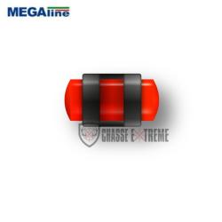 Guidon Ajoure Fluorescent Rouge MEGALINE M3 D3.5 L8