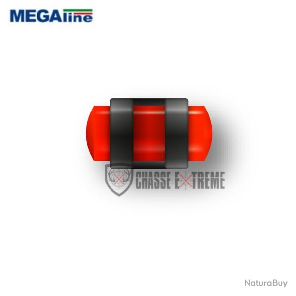 Guidon Ajoure Fluorescent Rouge MEGALINE M3 D3.5 L8