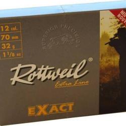 Balles Rottweil Exact 12/70 32 g, bo&icirc;tes de 10 neuves