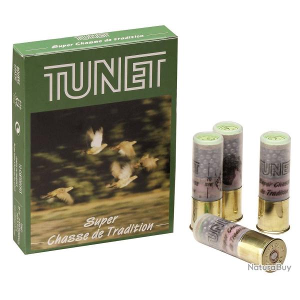 Cartouches Tunet Super Chasse de Tradition 12/70 36 g n� 4, bo�te de 10