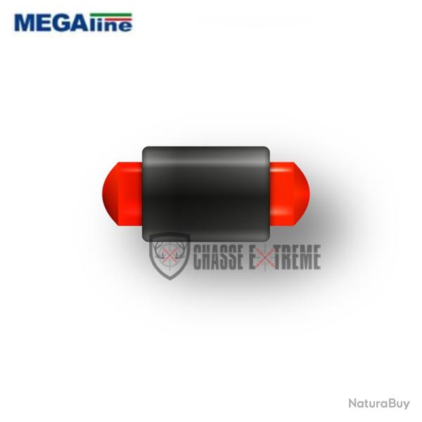 Guidon Plein Fluorescent Rouge MEGALINE M2.6 D2 L6.5