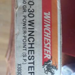 munitions winchester super x calibre 30-30 Winchester