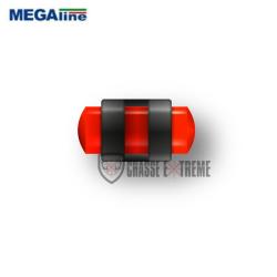 Guidon Ajoure Fluorescent Rouge MEGALINE M2.6 D3 L7.5