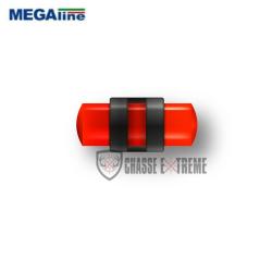 Guidon Ajoure Fluorescent Rouge MEGALINE M3 D3.5 L10