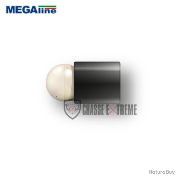 Guidon Blanc Type BW MEGALINE M3 D4 L8