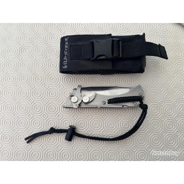 Couteau Wildsteer Paracorde Noir neuf