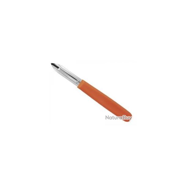 EPLUCHEUR NOGENT*** GAUCHER 1 FENTE ORANGE INOX