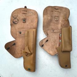 Lot 2 &eacute;tuis cuir MAC 50 neufs de sock