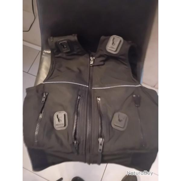 ENCHERE GILET PARE BALLES TACTIQUE TAILLE M