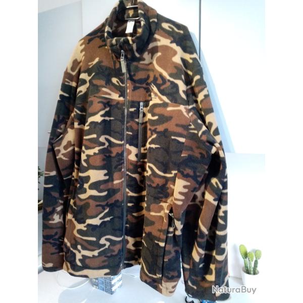 VESTE SOLOGNAC CAMOUFLEE CHAUDE 5XL