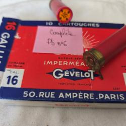 Bo&icirc;tes de cartouches &agrave; broches calibre 16.