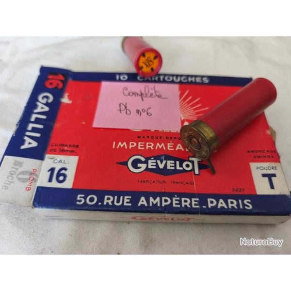 Bo�tes de cartouches � broches calibre 16.