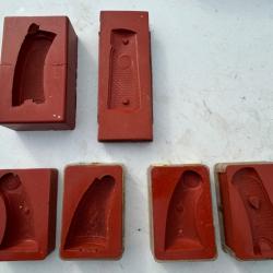 Outils, moules pour plaquettes de pistolets, revolvers