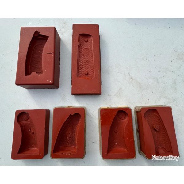 Outils, moules pour plaquettes de pistolets, revolvers