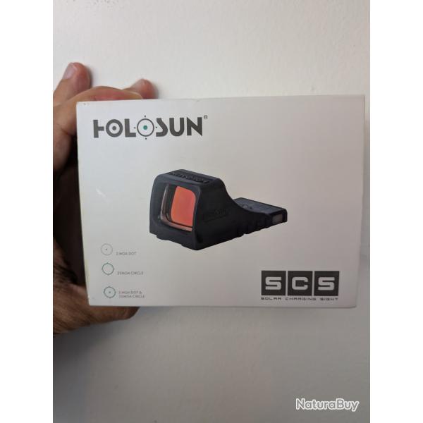Holosun SCS MOS-GR Vert - Point rouge Glock MOS