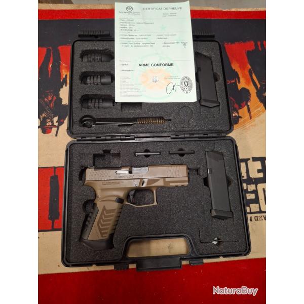 DERYA DY9 TAN CAL. 9X19 OPTIC READY EN EXCELLENT ETAT