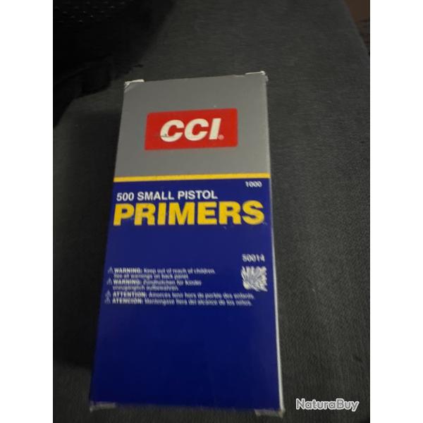 Amorce cci small pistol 500