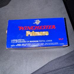 Amorces winchester large pistol magnum ou standard 900