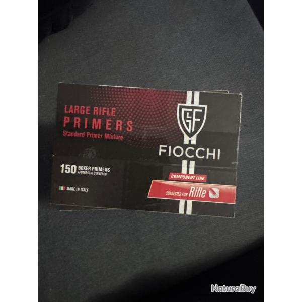 Amorces fiocchi large rifle 1500