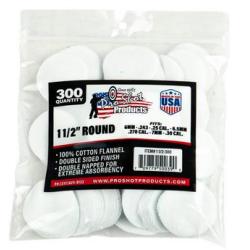 PRO-SHOT 11/2-300 6mm-.30CAL. 11/2 RD. 300CT Patches