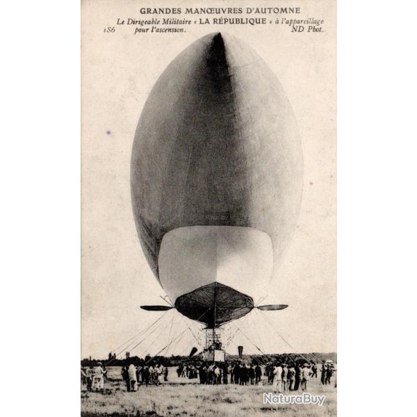 Carte postale ancienne - Dirigeable militaire La R�publique -N�8922