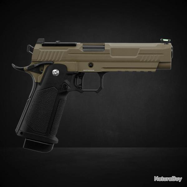 ARCTURUS Pistolet GBB Vanguard 5'' Hi-Capa BLK/TAN