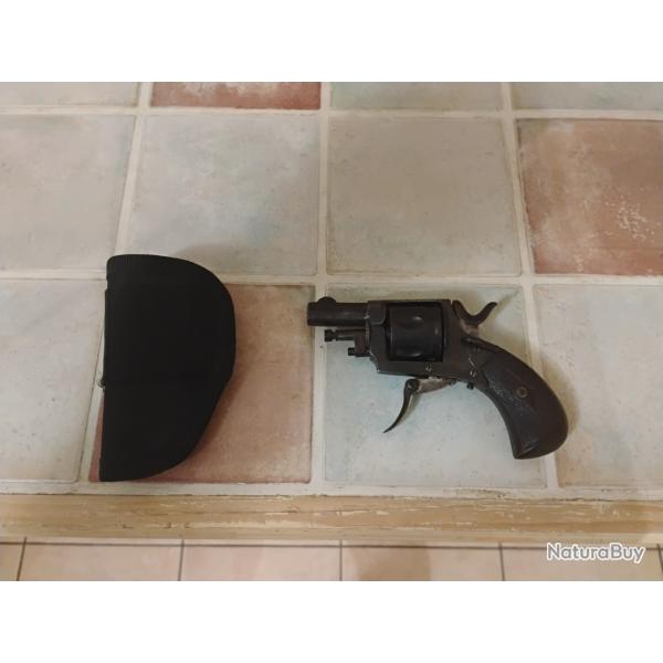 Revolver de poche type Bulldog .320 (Cat�gorie D) ? D�tente pliante + Holster de transport neuf?
