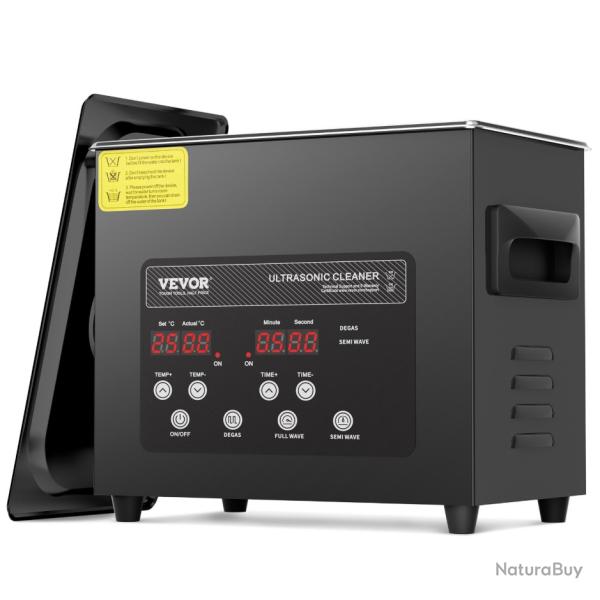 Nettoyeur � Ultrasons VEVOR 3 L 120 W Chauffant 300 W 40 kHz Minuterie D�gazage