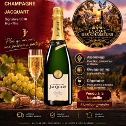1 BTLE CHAMPAGNE JACQUART SIGNATURE B016 75CL LIVRAISON GRATUITE