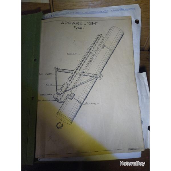 Rare coffret appareil GM type 1 tir r�duit au mortier 60mm
