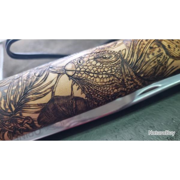 Opinel n13 personnalis� restaur� aff�t�