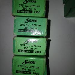 A vendre 250  ogives sierra en 375  poids 200 grs