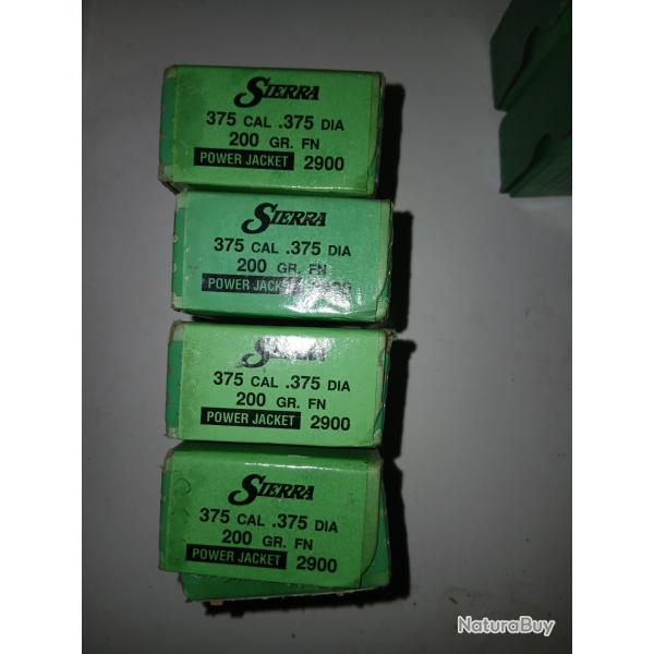 A vendre 250  ogives sierra en 375  poids 200 grs