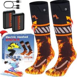 Chaussettes Chauffantes Rechargeables 2x5000mAh - Grand Froid - Chasse & P&ecirc;che