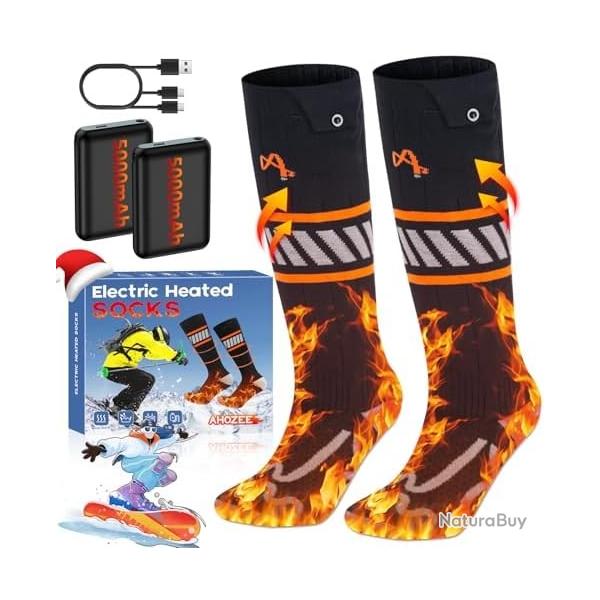 Chaussettes Chauffantes Rechargeables 2x5000mAh - Grand Froid - Chasse & P�che