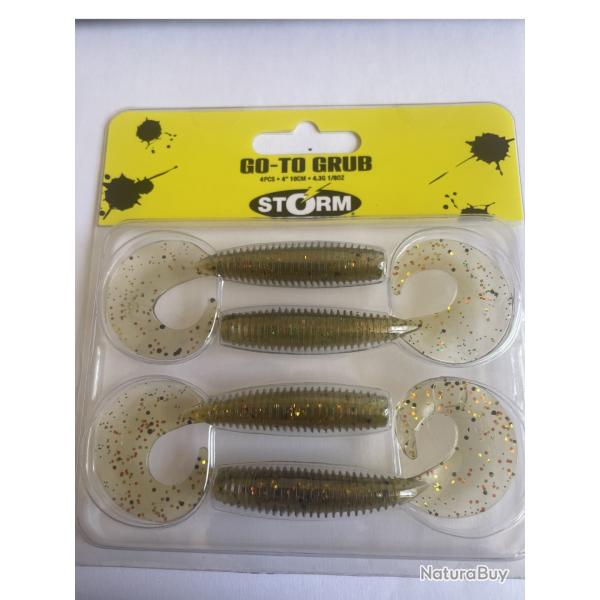 STORM Go To Grub 10 cm - Olio Nuovo - 4.3 g - Blister de 4 - GTG04ONO