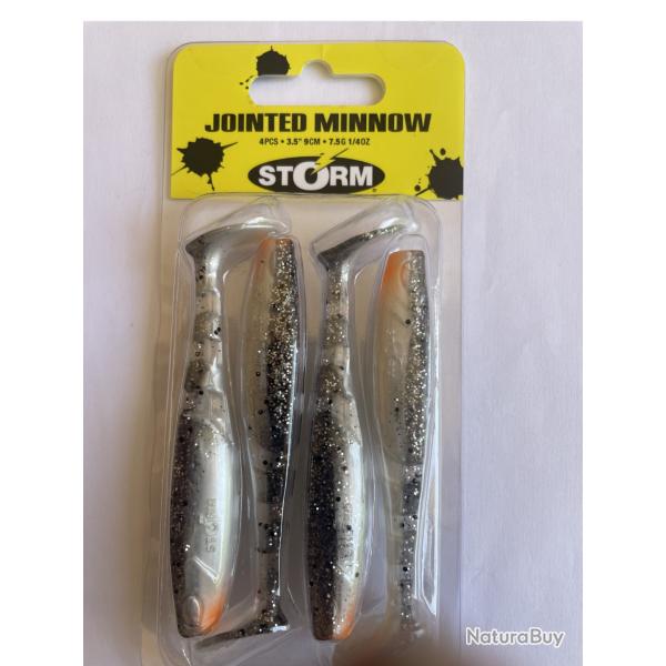 STORM Jointed Minnow 9 cm - Predator Prey - 7.5 g - Blister de 4 - JMN04PREP