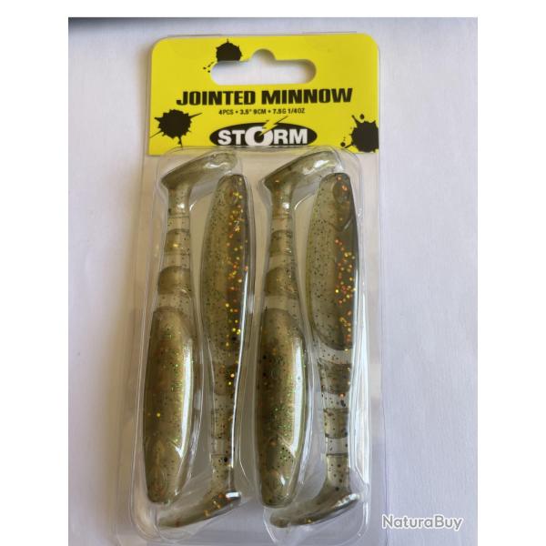 STORM Jointed Minnow 9 cm - Olio Nuovo - 7.5 g - Blister de 4 - JMN04ONO