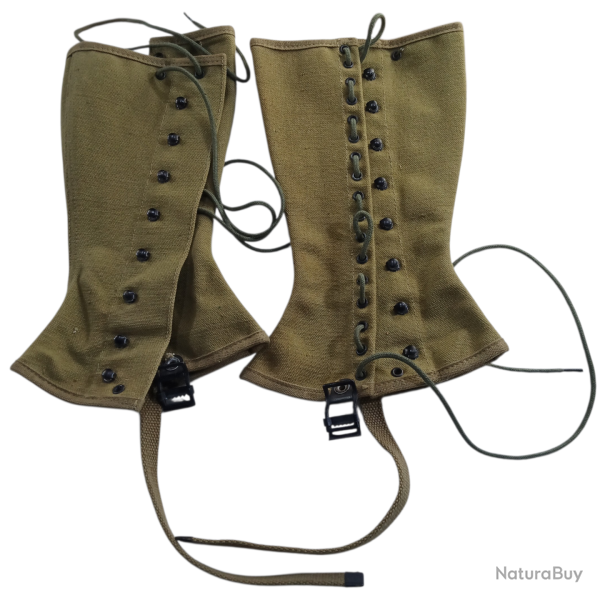 Gu�tres US Army M-1938 kaki - Taille 2R