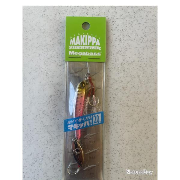 Megabass Makippa 20 g Silver - Jig M�tal - REF 462542