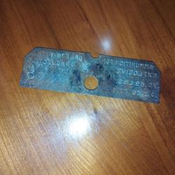 Plaque identification US WW2