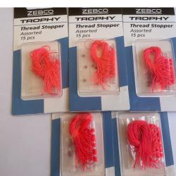 Lot de 5 blisters ? But&eacute;es de ligne Zebco 3166008 ? 75 pi&egrave;ces ?