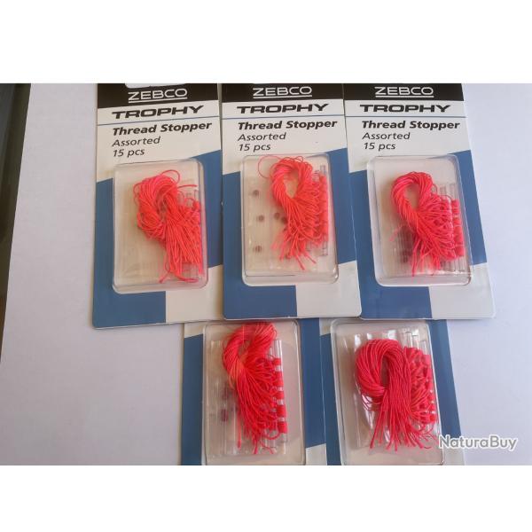 Lot de 5 blisters ? But�es de ligne Zebco 3166008 ? 75 pi�ces ?