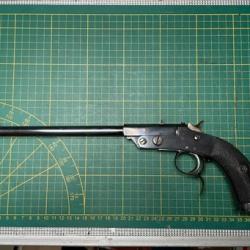Pistolet de tir Flobert 6mm Syst&egrave;me Warnant - Li&egrave;ge fn XIXe