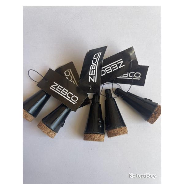 Lot de 5 plombs Zebco 20 g - Base li�ge - Carnassier