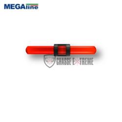 Guidon Ajoure Fluorescent Rouge MEGALINE M2.6 D2 L17,5