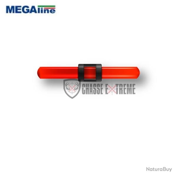 Guidon Ajoure Fluorescent Rouge MEGALINE M2.6 D2 L17,5
